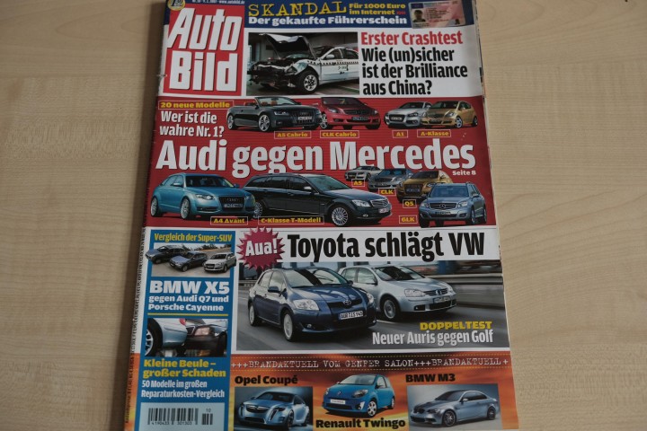 Deckblatt Auto Bild (10/2007)